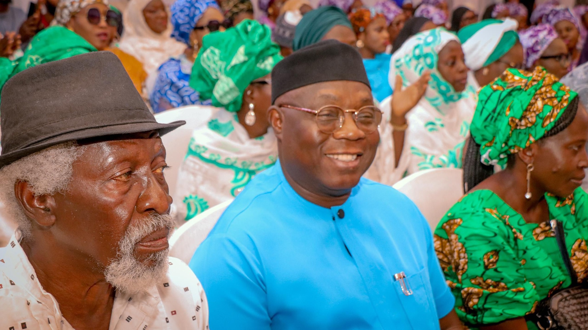 Audience in Traditional Attire